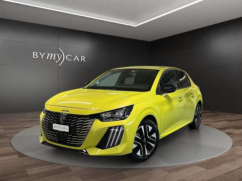 Neu Peugeot 208 Allure 100 PS (73 kW) 2025 Gelb Kleinwagen