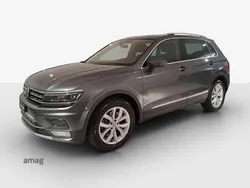 Indium grey metallic Gebraucht 2019 VW Tiguan Highline SUV | CHF 27’400 (Superpreis)