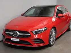 Rot Gebraucht 2018 Mercedes A200 AMG line Limousine | CHF 22’200 (Superpreis)