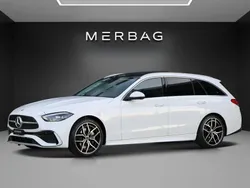 Weiss Gebraucht 2022 Mercedes C220 AMG line Kombi | CHF 41’000 (Superpreis)