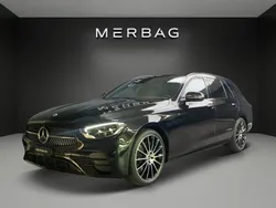 Schwarz Gebraucht 2023 Mercedes E220 AMG line Kombi | CHF 49’900 (Guter Preis)