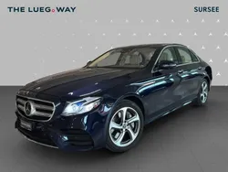 Blau Gebraucht 2017 Mercedes E400 AMG line Limousine | CHF 33’900 (Guter Preis)