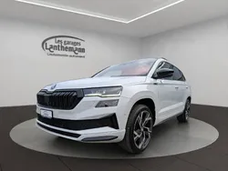 Weiss Gebraucht 2022 Skoda Karoq SportLine SUV | CHF 36’200 (Etwas zu teuer)