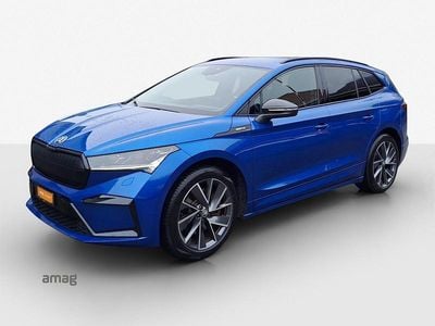 Gebraucht Skoda Enyaq iV SportLine 150 kW (204 PS) 2021 Race blau, metallic SUV