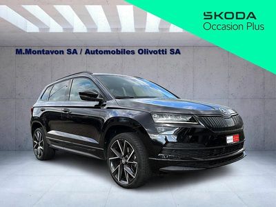 Schwarz Gebraucht 2021 Skoda Karoq SportLine SUV | CHF 24’900 (Fairer Preis)