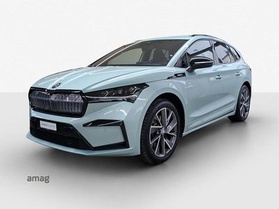 Gebraucht Skoda Enyaq iV SportLine 194 kW (265 PS) 2021 Arctic silber, metallic SUV