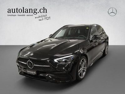 Schwarz Gebraucht 2022 Mercedes C220 AMG line Kombi | CHF 52’800