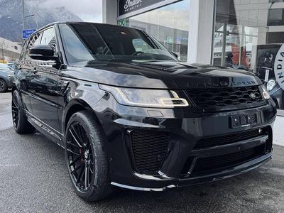 Schwarz Gebraucht 2018 Land Rover Range Rover Sport SVR SUV | CHF 57’900 (Fairer Preis)