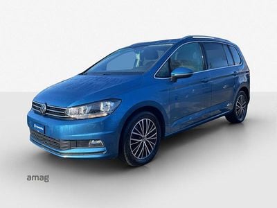 Gebraucht VW Touran Comfortline 150 PS (110 kW) 2022 Carribean blue metallic Van / Kleinbus