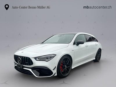 Weiss Gebraucht 2021 Mercedes CLA45 AMG Shooting Brake AMG Kombi | CHF 42’900 (Superpreis)