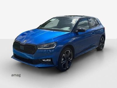 Blue race, mét./toit noir Gebraucht 2025 Skoda Fabia Monte Carlo Kleinwagen | CHF 26’990 (Fairer Preis)