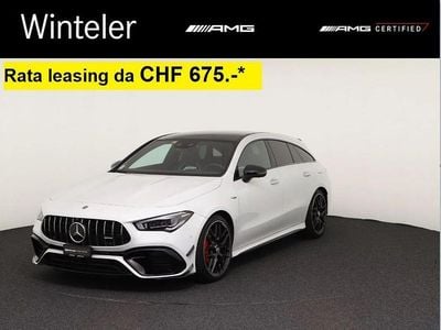 Weiss Gebraucht 2020 Mercedes CLA45 AMG Shooting Brake AMG Kombi | CHF 53’900 (Teuer)