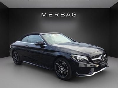 Schwarz Gebraucht 2016 Mercedes C200 AMG line Cabrio | CHF 29’900 (Etwas zu teuer)