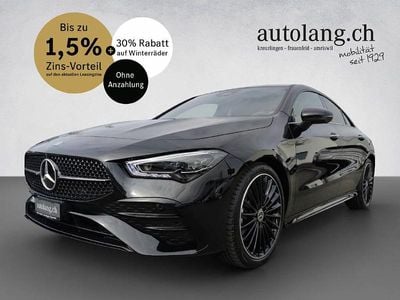 Schwarz Neu 2025 Mercedes CLA200 AMG line Limousine | CHF 56’800