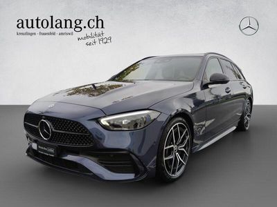 Blau Gebraucht 2023 Mercedes C220 AMG line Kombi | CHF 52’800 (Teuer)