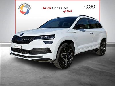Weiss Gebraucht 2019 Skoda Karoq SportLine SUV | CHF 32’500 (Teuer)