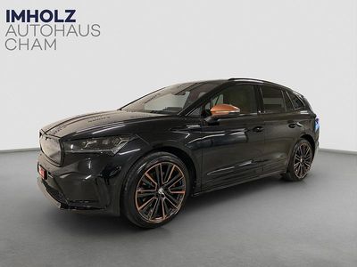 Gebraucht Skoda Enyaq iV 194 kW (265 PS) 2021 Schwarz SUV