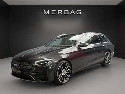 Grau Gebraucht 2022 Mercedes E220 AMG line Kombi | CHF 32’900 (Superpreis)