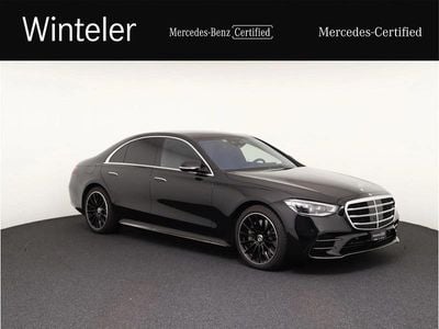 Schwarz Gebraucht 2023 Mercedes S580 AMG line Limousine | CHF 109’800 (Superpreis)