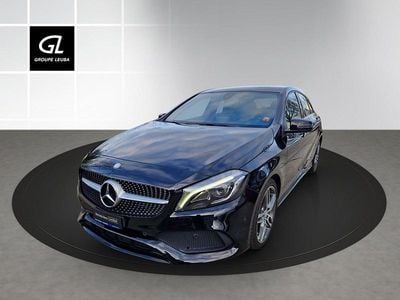 Schwarz Gebraucht 2017 Mercedes A220 AMG line Limousine | CHF 19’900 (Superpreis)