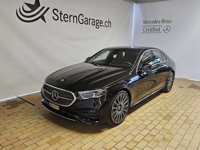 Schwarz Neu 2025 Mercedes E450 AMG line Limousine | CHF 119’999