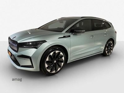 Gebraucht Skoda Enyaq iV SportLine 194 kW (265 PS) 2021 Arctic silber, metallic SUV