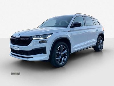 Moon weiss, metallic Gebraucht 2024 Skoda Kodiaq SportLine SUV | CHF 42’490 (Fairer Preis)