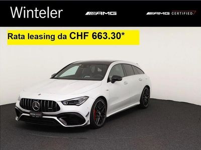 Weiss Gebraucht 2020 Mercedes CLA45 AMG Shooting Brake AMG Kombi | CHF 53’900 (Teuer)