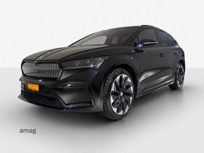 Gebraucht Skoda Enyaq iV SportLine 194 kW (265 PS) 2022 Magic schwarz, perleffekt SUV
