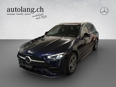 Blau Gebraucht 2023 Mercedes C300e AMG line Kombi | CHF 52’800 (Etwas zu teuer)