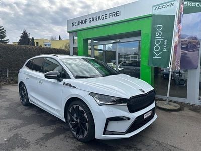 Weiss Gebraucht 2021 Skoda Enyaq iV SportLine SUV | CHF 30’000 (Guter Preis)