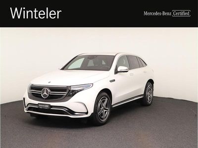 Weiss Gebraucht 2021 Mercedes EQC400 AMG line SUV | CHF 37’800 (Fairer Preis)