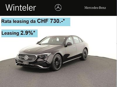 Schwarz Neu 2025 Mercedes E220 Limousine | CHF 91’700 (Fairer Preis)