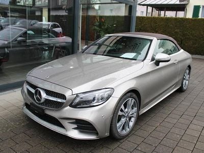 Gebraucht Mercedes C200 AMG line 184 PS (135 kW) 2019 Beige Cabrio