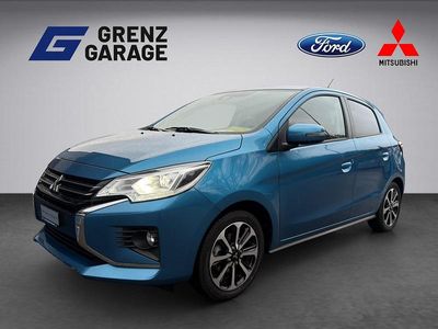 Blau Gebraucht 2024 Mitsubishi Space Star Intense+ Limousine | CHF 16’990 (Fairer Preis)