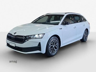 Blanc moon, métallisée Gebraucht 2024 Skoda Octavia SportLine Kombi | CHF 34’890 (Fairer Preis)