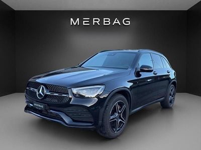 Schwarz Gebraucht 2022 Mercedes GLC200 AMG line SUV | CHF 41’900 (Guter Preis)