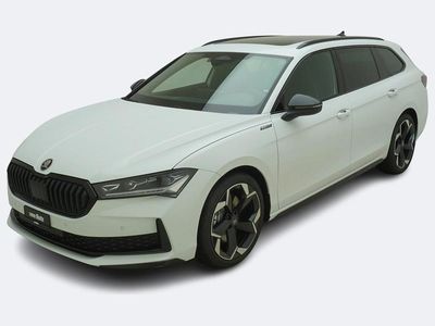 Weiss Neu 2025 Skoda Superb SportLine Kombi | CHF 51’990 (Guter Preis)