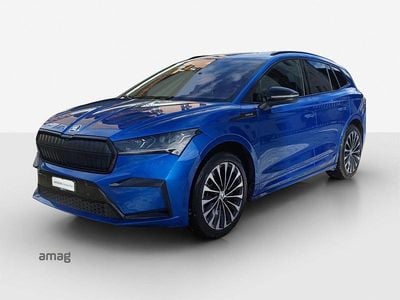 Gebraucht Skoda Enyaq iV SportLine 194 kW (265 PS) 2022 Race blau, metallic SUV