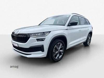 Moon weiss, metallic Gebraucht 2024 Skoda Kodiaq SportLine SUV | CHF 43’790 (Fairer Preis)