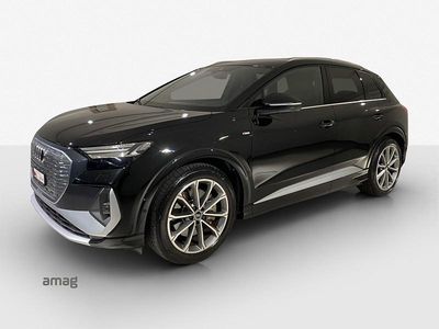 Mythosschwarz metallic Gebraucht 2023 Audi Q4 e-tron Basis SUV | CHF 38’900 (Fairer Preis)