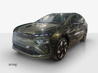 Olibo grün, metallic Neu 2025 Skoda Enyaq iV RS SUV | CHF 65’490 (Fairer Preis)