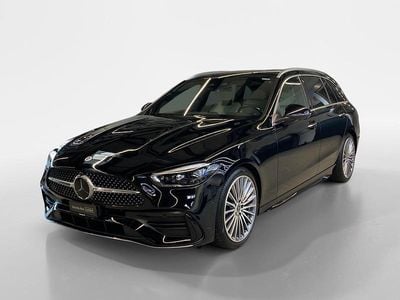 Schwarz Gebraucht 2022 Mercedes C300e AMG line Kombi | CHF 43’800 (Teuer)