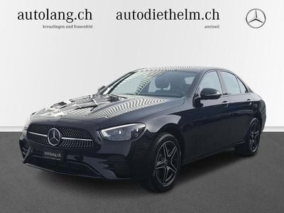 Schwarz Gebraucht 2021 Mercedes E300 AMG line Limousine | CHF 46’800