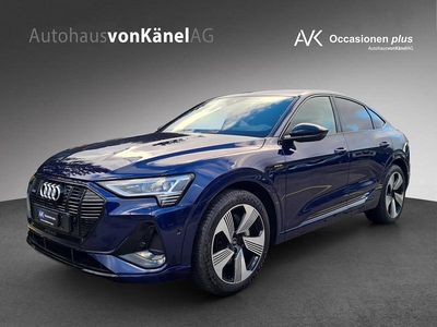 Blau Gebraucht 2020 Audi e-tron S-Line SUV | CHF 37’950 (Etwas zu teuer)