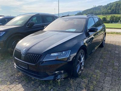 Schwarz Gebraucht 2017 Skoda Superb SportLine Kombi | CHF 23’500 (Fairer Preis)
