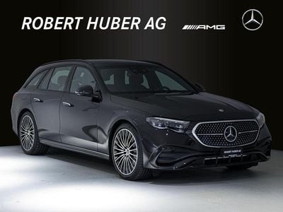 Schwarz Gebraucht 2024 Mercedes E220 AMG line Kombi | CHF 59’900 (Fairer Preis)