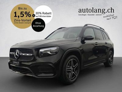 Schwarz Gebraucht 2024 Mercedes GLB200 AMG line SUV | CHF 64’400