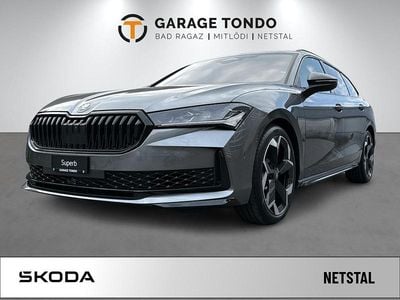 Grau Neu 2025 Skoda Superb SportLine Kombi | CHF 63’700 (Etwas zu teuer)