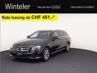 Schwarz Gebraucht 2018 Mercedes E220 Avantgarde Kombi | CHF 35’900